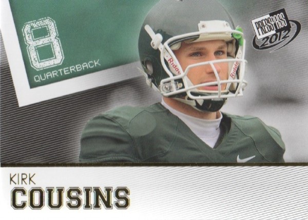 2012 Press Pass Gold #8 Kirk Cousins