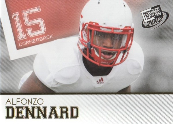 2012 Press Pass Gold #10 Alfonzo Dennard