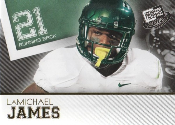 2012 Press Pass Gold #23 LaMichael James