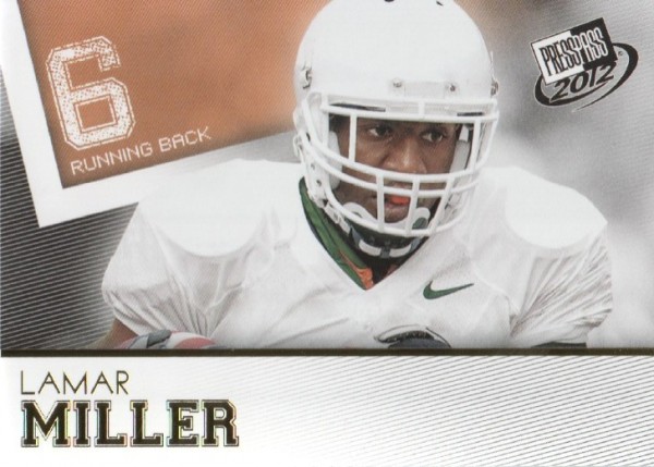 2012 Press Pass Gold #34 Lamar Miller