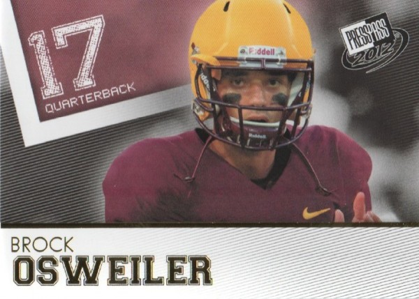 2012 Press Pass Gold #36 Brock Osweiler