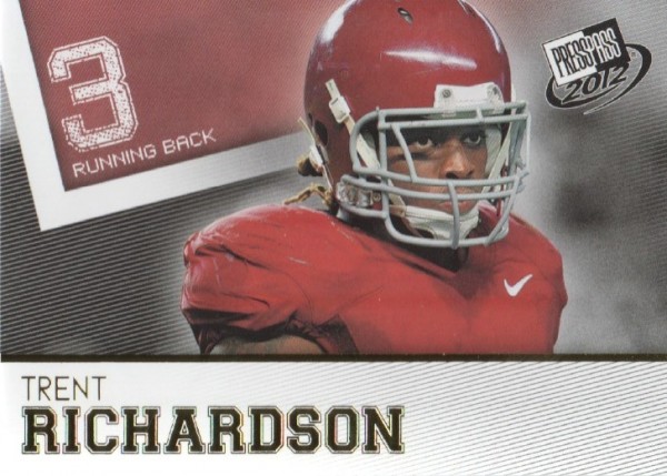 2012 Press Pass Gold #41 Trent Richardson