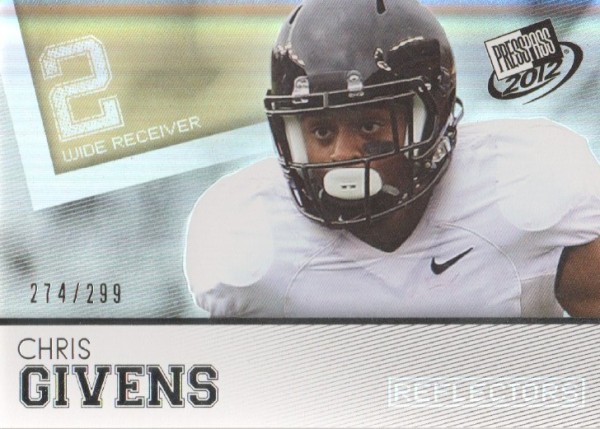 2012 Press Pass Reflectors #17 Chris Givens
