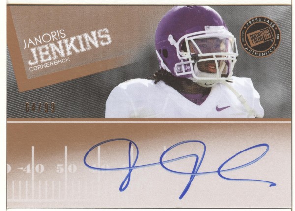 2012 Press Pass Autographs Bronze #PPSJJ Janoris Jenkins/94*