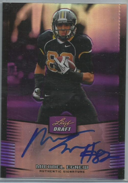 2012 Leaf Metal Draft Prismatic Purple #ME1 Michael Egnew