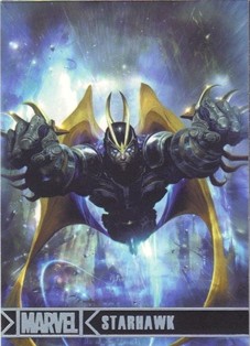 2012 Marvel Greatest Heroes Silver Foil #72 Starhawk