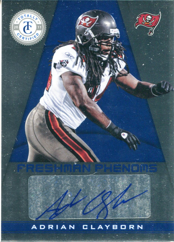 2011 Totally Certified #152 Adrian Clayborn AU/299 RC