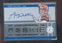 2011 Totally Certified Freshman Fabric Signatures Red #203 Andy Dalton JSY AU/200