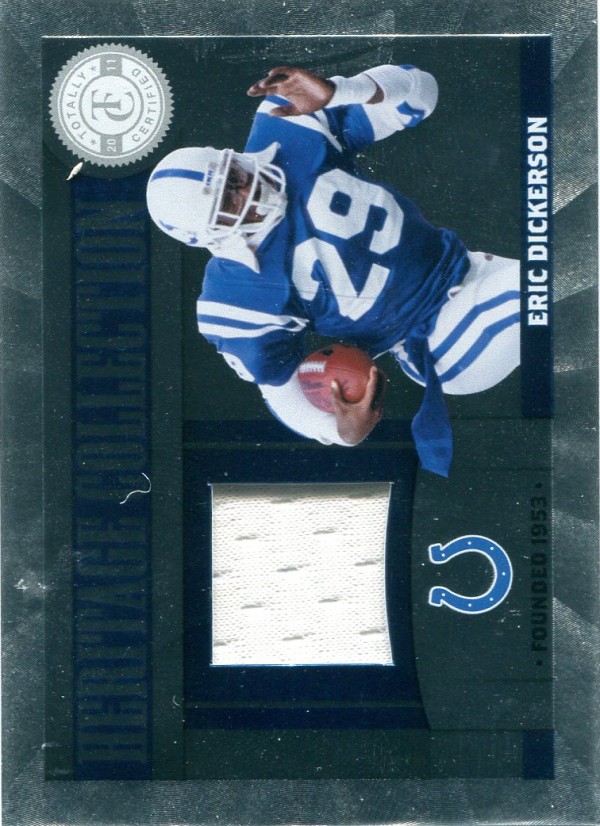 2011 Totally Certified Heritage Collection Jerseys #18 Eric Dickerson/249