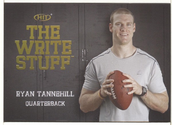 2012 SAGE HIT Write Stuff Gold #WS19 Ryan Tannehill