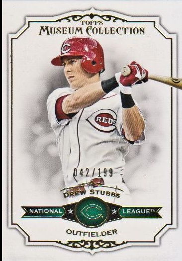 2012 Topps Museum Collection Green #52 Drew Stubbs