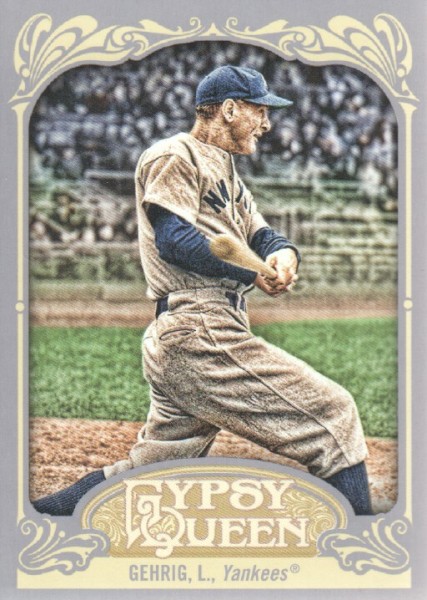 2012 Topps Gypsy Queen #236A Lou Gehrig