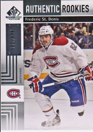 2011-12 SP Game Used #183 Frederic St. Denis RC