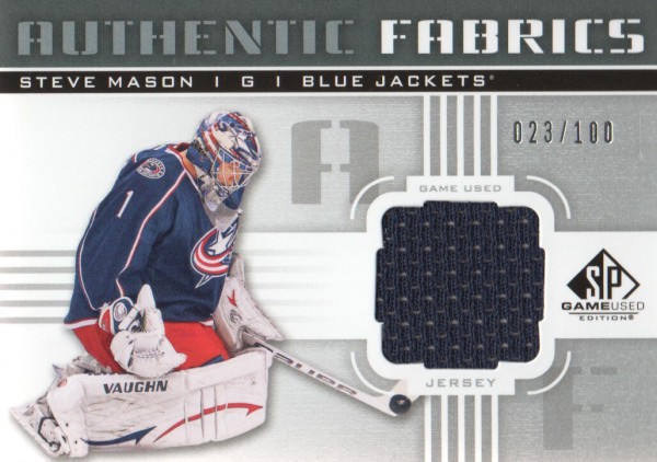 2011-12 SP Game Used Authentic Fabrics #AFSM Steve Mason