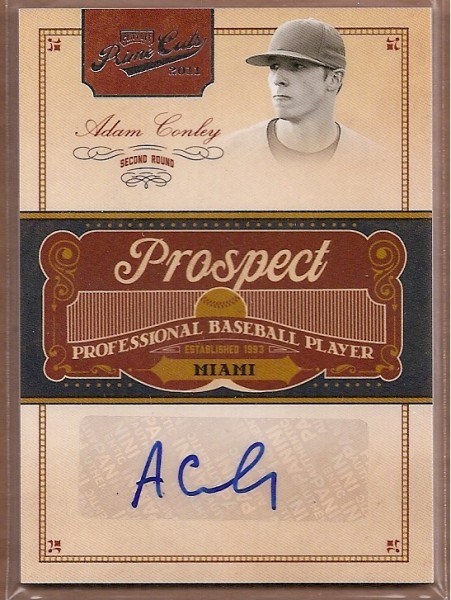 2011 Prime Cuts Prospect Signatures #AC Adam Conley