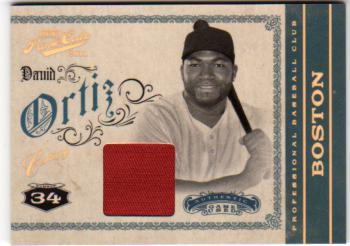 2011 Prime Cuts Materials Century Gold #11 David Ortiz/25