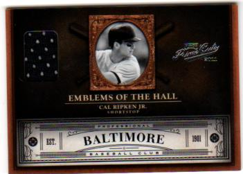 2011 Prime Cuts Emblems of the Hall Materials #10 Cal Ripken Jr./99