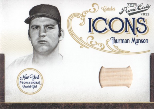2011 Prime Cuts Icons Materials #3 Thurman Munson/49