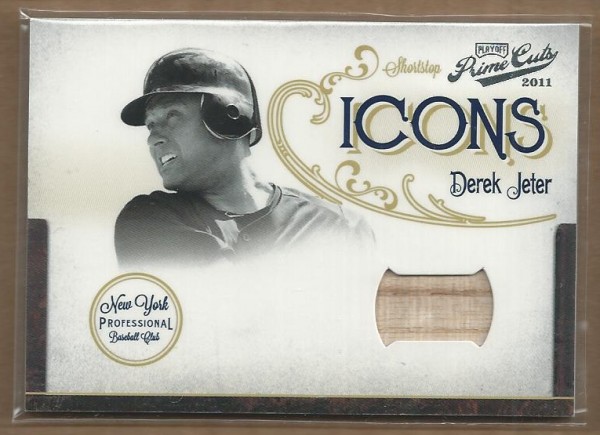 2011 Prime Cuts Icons Bats #18 Derek Jeter/99
