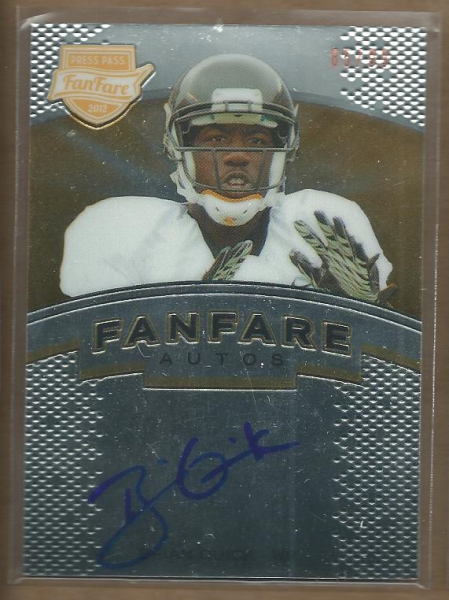 2012 Press Pass Fanfare Bronze #FFBQ Brian Quick AU/99