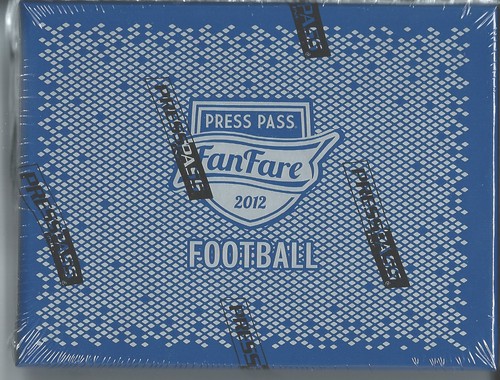 2012 Press Pass Fanfare Football Hobby Box