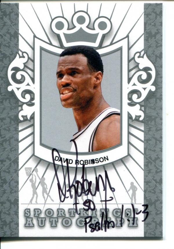 2012 Sportkings Autographs Silver #ADRO2 David Robinson/40*