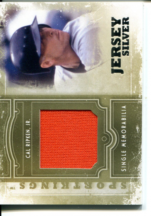 2012 Sportkings Single Memorabilia Silver #SM8 Cal Ripken Jr.