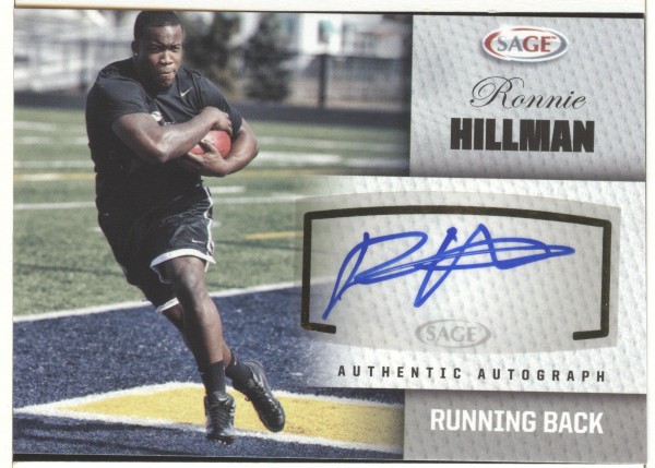 2012 SAGE Autographs Silver #A22 Ronnie Hillman