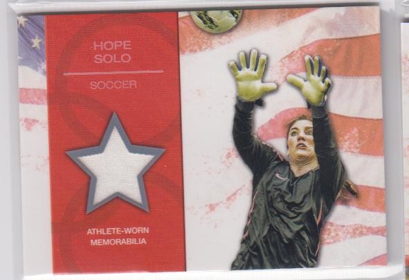 2012 Topps U.S. Olympic Team Relics #ORHS Hope Solo