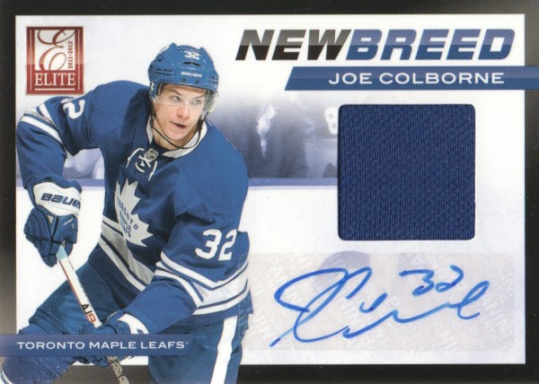 2011-12 Elite New Breed Materials Autographs #13 Joe Colborne/50