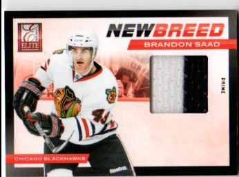2011-12 Elite New Breed Materials Patches #4 Brandon Saad/25