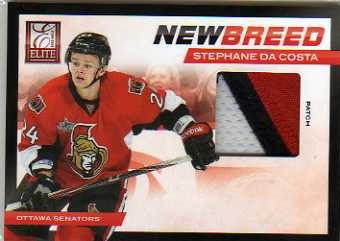 2011-12 Elite New Breed Materials Patches #38 Stephane Da Costa/25
