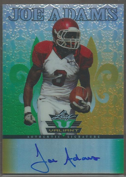 2012 Leaf Valiant Draft #JA1 Joe Adams