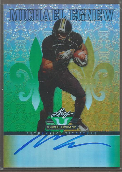 2012 Leaf Valiant Draft #ME1 Michael Egnew