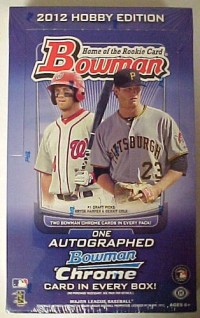 2012 Bowman Baseball Hobby Box