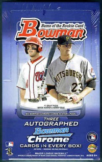 2012 Bowman Baseball Jumbo Box front image