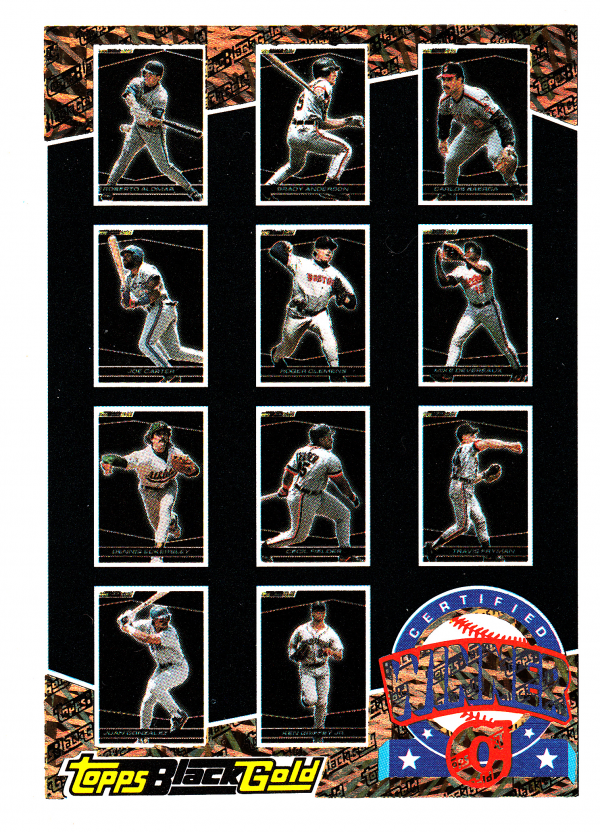 1993 Topps Black Gold #C2 Winner C 23-33 Redeemed