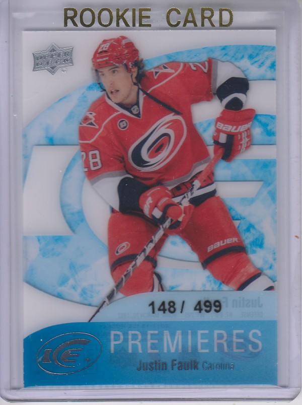 2011-12 Upper Deck Ice #89 Justin Faulk RC