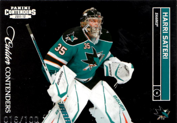 2011-12 Panini Contenders Gold #189 Harri Sateri