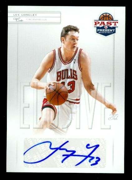 2011-12 Panini Past and Present Elusive Ink Autographs #LL Luc Longley