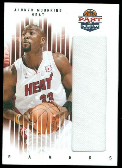 2011-12 Panini Past and Present Gamers Jerseys #6 Alonzo Mourning