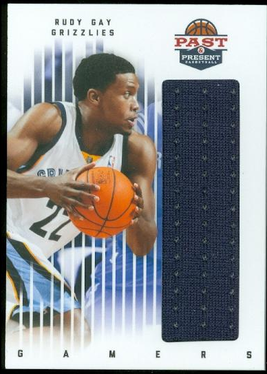 2011-12 Panini Past and Present Gamers Jerseys #82 Rudy Gay