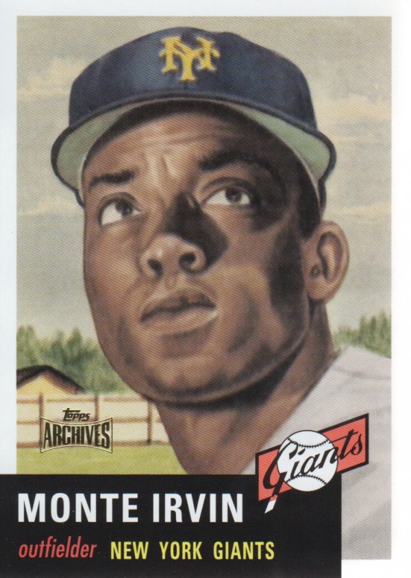 2012 Topps Archives Reprints #62 Monte Irvin