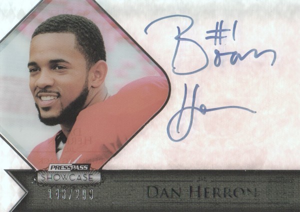 2012 Press Pass Showcase #SCDH Dan Herron/299