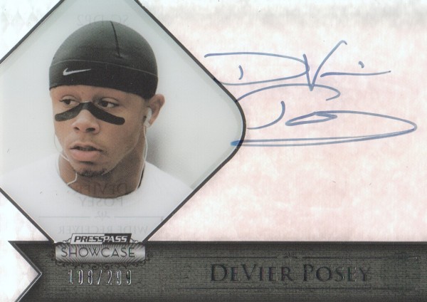 2012 Press Pass Showcase #SCDP DeVier Posey/299