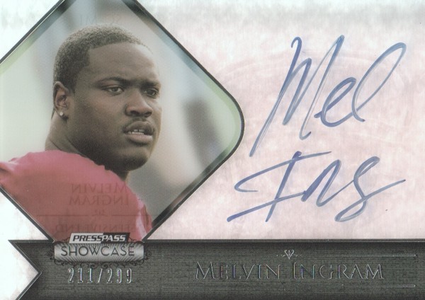 2012 Press Pass Showcase #SCMI Melvin Ingram/299