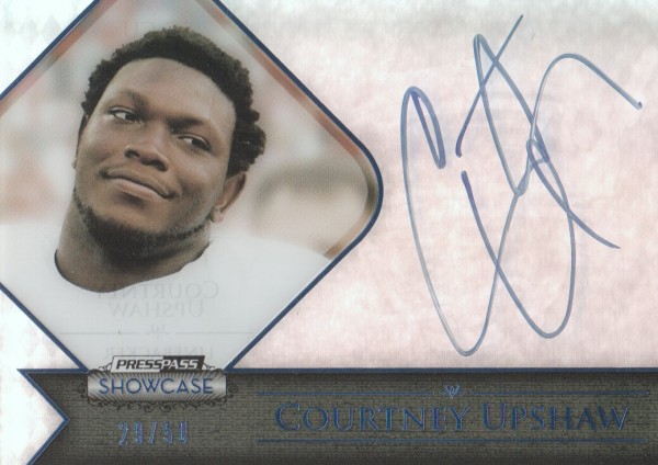 2012 Press Pass Showcase Blue #SCCU Courtney Upshaw