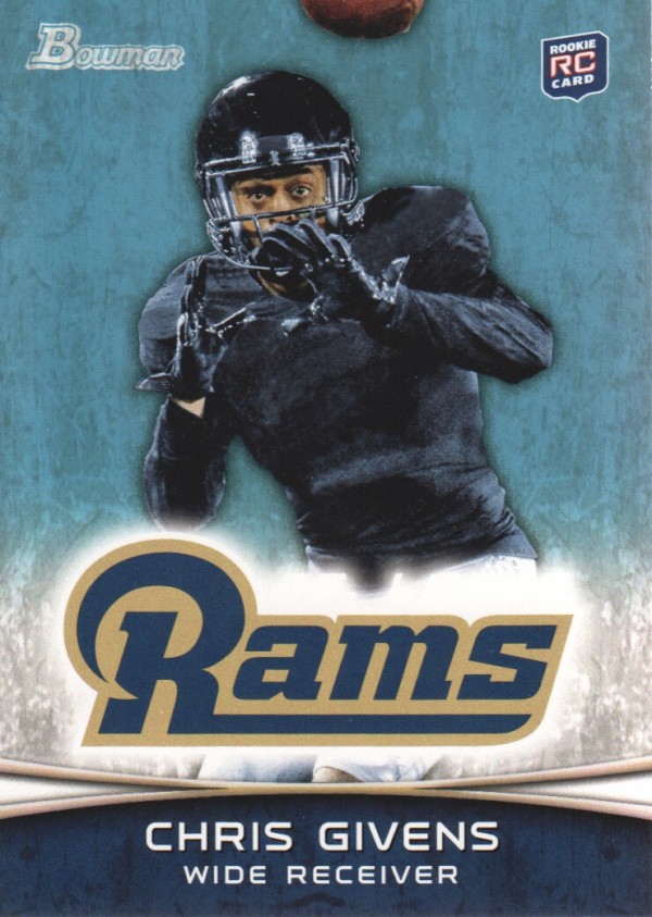 2012 Bowman #179 Chris Givens RC