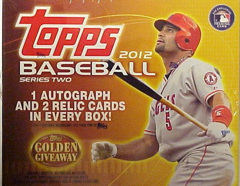 2012 Topps Baseball Jumbo Box Series 2