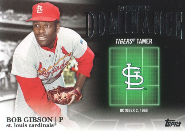 2012 Topps Mound Dominance #MD6 Bob Gibson